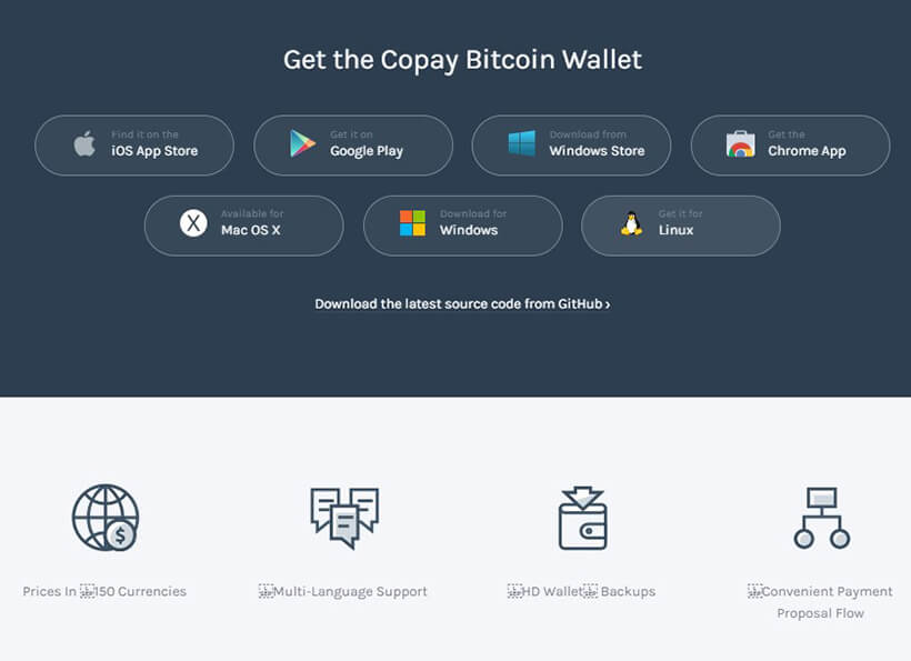 Bitcoin-Wallet Copay