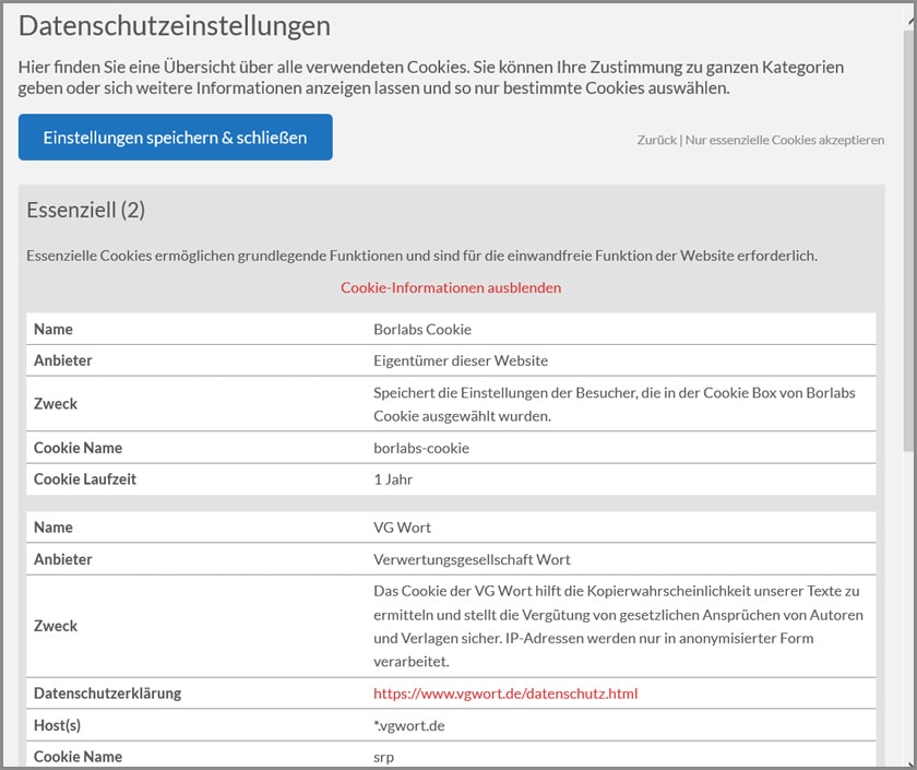Borlabs-Cookie 2.0