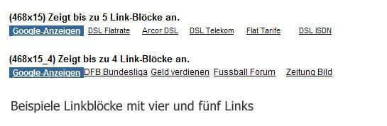 Google Adsense - Teil 3: Welche Werbeformate gibt es im Content-Bereich?