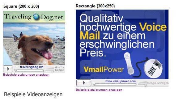 Google Adsense - Teil 3: Welche Werbeformate gibt es im Content-Bereich?