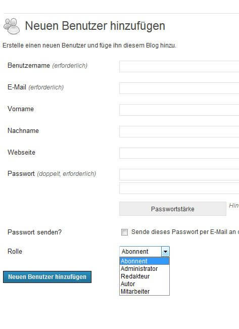 Einen Blog erstellen mit WordPress - Teil 16: Benutzerrollen: Wer darf was machen?