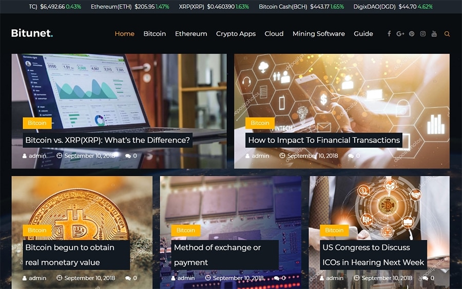 Bitunet Theme
