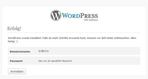 Einen Blog erstellen mit WordPress - Teil 1: Die 5 Minuten-Installation